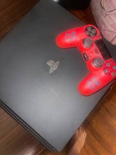 ps4 pro with controller 1Tb