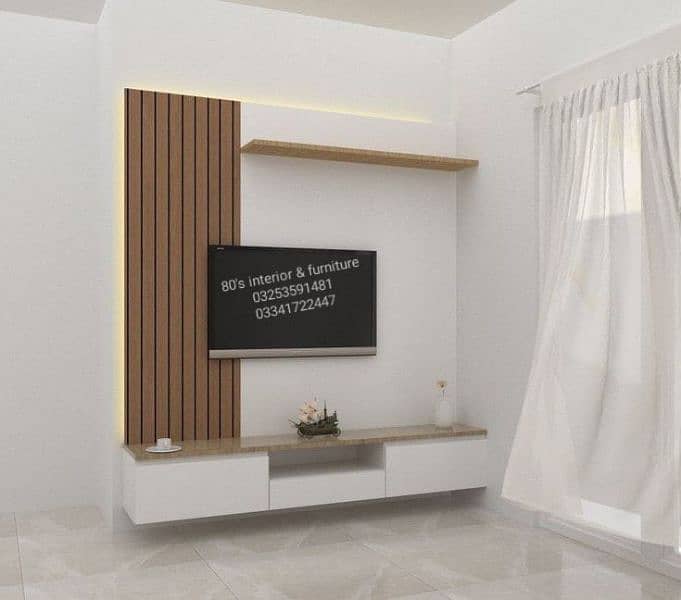 led console, tv units, wall console, tv rack 0.3 10