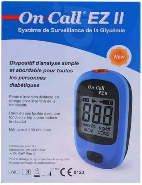 On Call Ez ll Blood Glucose Meter Medical Bazar 1