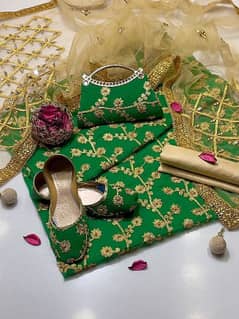 shafoon embroidered suit