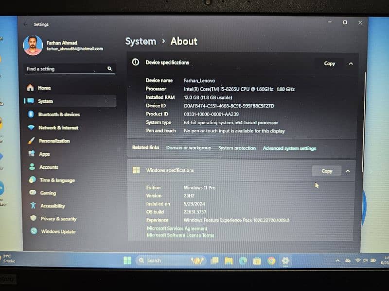 Lenovo E490 i5 8th gen 5