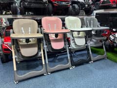 Kids High Chair & Fedding Chair Imported Available in Different Colour