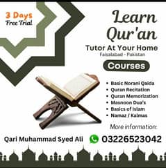 Learn Quran home tuitor