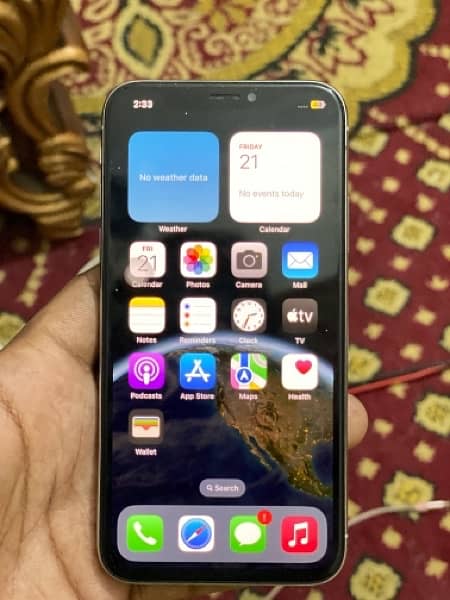 Non PTA  IPhone X 64gb 8