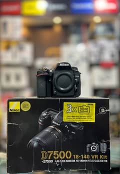 Nikon D7500 body only (Complete box ,03365106150)