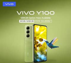 VIVO Y100 8+8 16GB/128GB AMOLED DISPLAY BOX PACK 1 YR WARRANTY