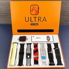 Ultra 7 in 1 Smart Watch | 7 Pairs of Straps