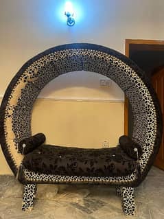 Wooden sofa / 2 seater sofa / poshish sofa