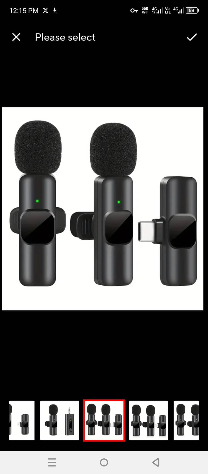 K9 Dual Microphone Mic Plug & Play USB Type C & IOS 2