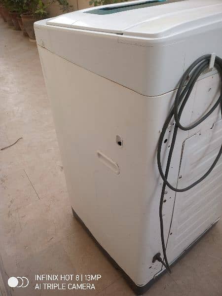 Haier fully automatic washing machine 7.5Kg 4