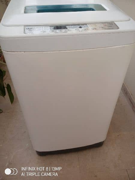 Haier fully automatic washing machine 7.5Kg 5