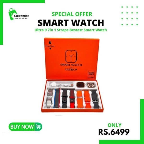 Ultra 9 (7 in 1) Smart Watch 0