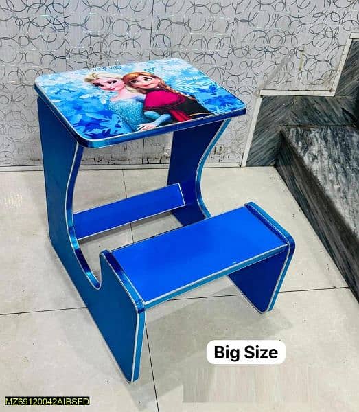 *Product Name*: 2 In 1 Kids Wooden Study And Dining Table chair 1