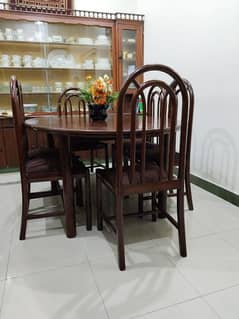 6 seter wooden dinning table