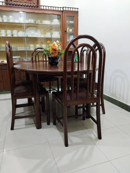 6 seter wooden dinning table 0
