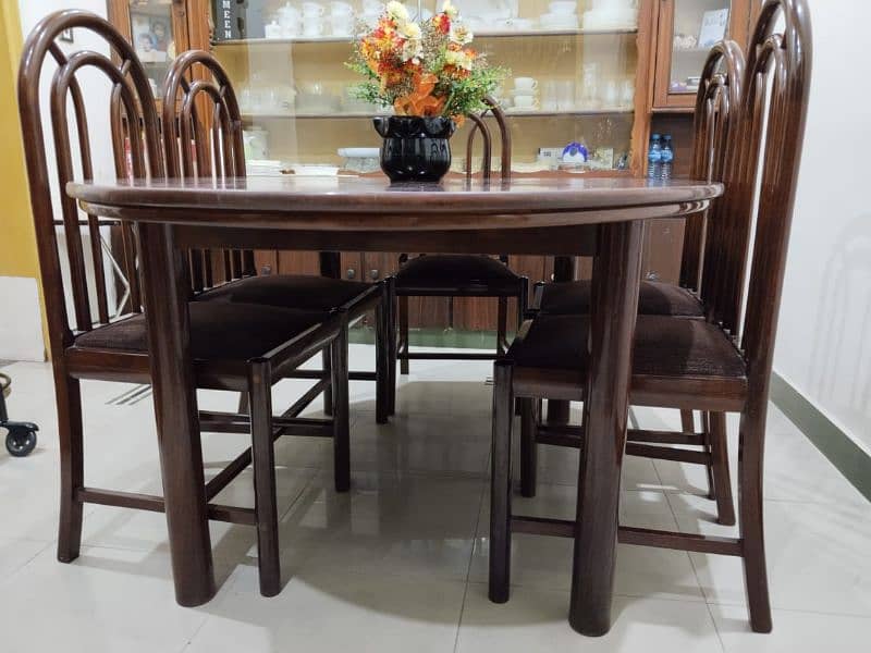 6 seter wooden dinning table 4