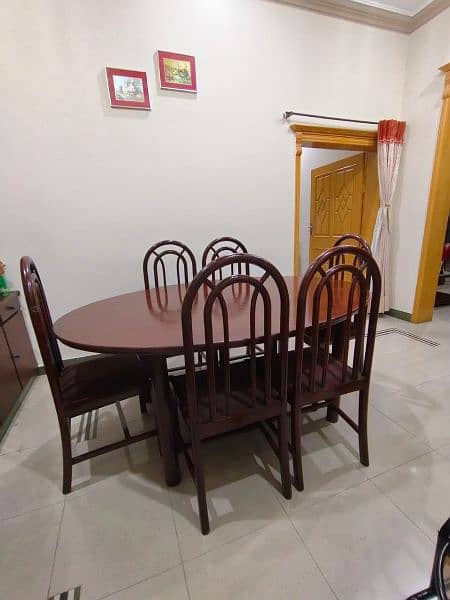 6 seter wooden dinning table 5