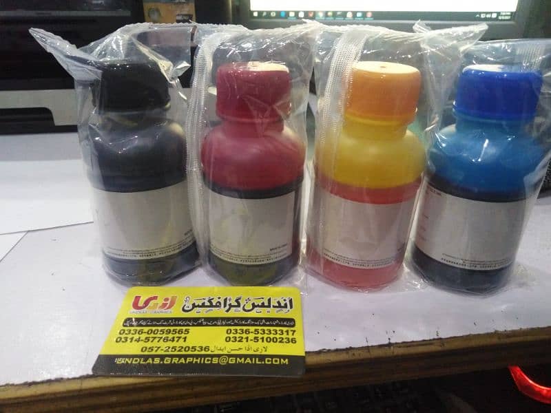 DTF UV PIGMENT DYE ECO SOLVENT SUBLIMATION inks 17