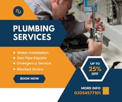 plumber available 24/7 all Lahore