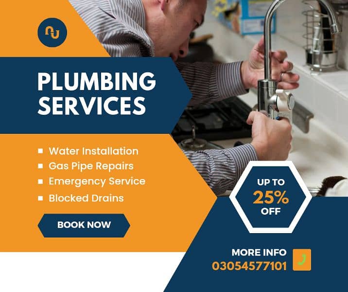 plumber available 24/7 all Lahore 0