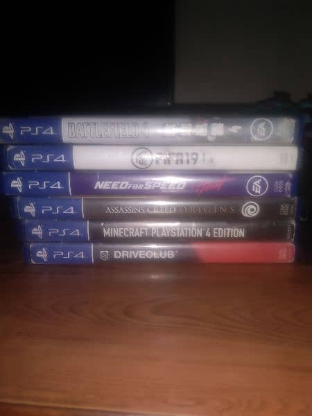 ps4 fat with 10 games 1 tb 1