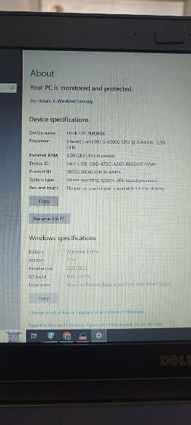 Dell core i5.6gen laptop 3