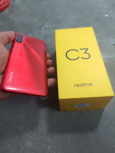 Realmi C3. . 3-32 GB Red Color. . ! 3