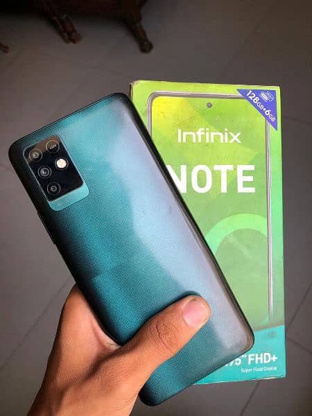 Infinix Note 10 with box for sale 3
