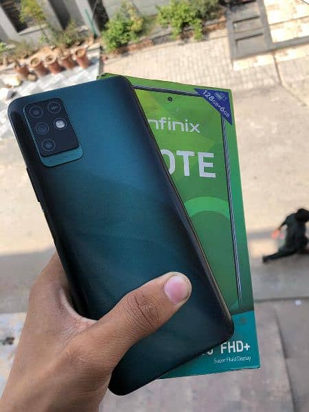 Infinix Note 10 with box for sale 4
