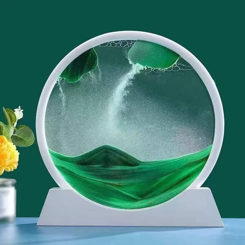 3D Natural Landscape Dynamic Art Sand Painting for Desktop Home Office 4