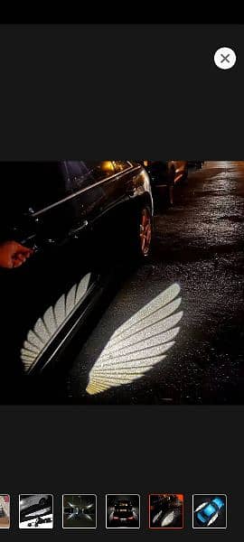 Cars And Bikes Fancy Angel Wing Light 2 PCs  High Quality matarial 2