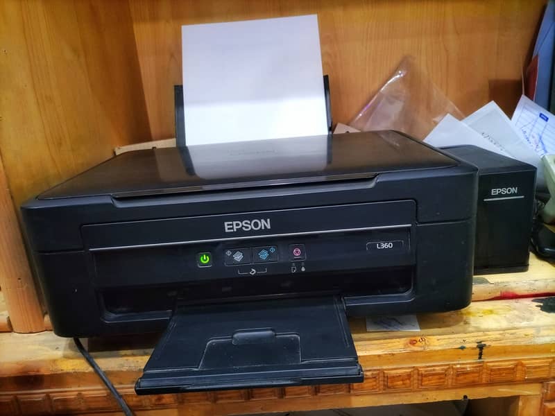 Epson L360 All-in-One Color Printer And Scan Nozzle Check 100% 0