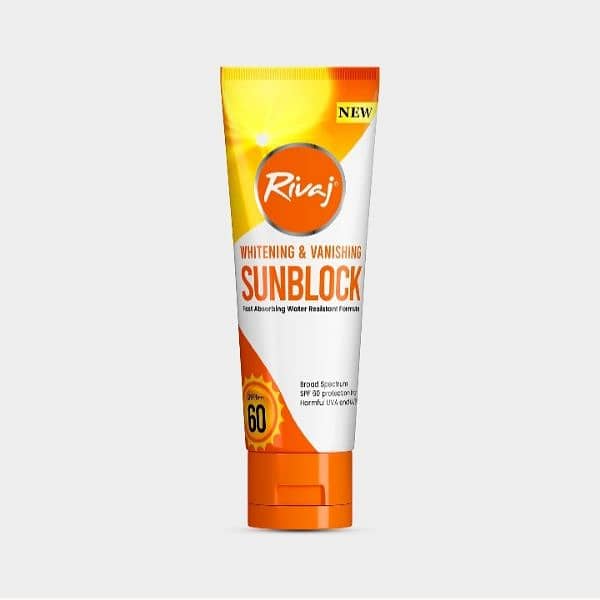 RIVAJ Whitening And Vanishing Spf-60 Sunblock 0