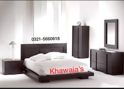Bed with Dressing ( khawaja’s interior Fix price workshop
