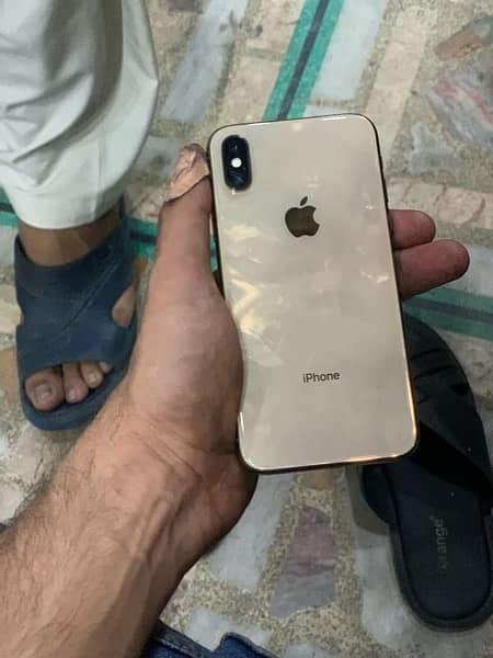 iphone xs golden dual pta 7