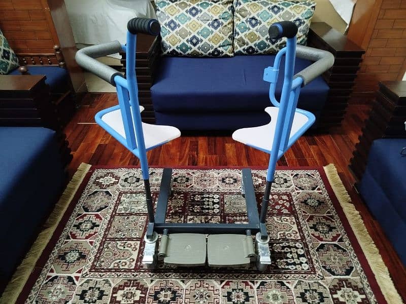 Patient lift and transfer wheel chair for bedridden patient 3