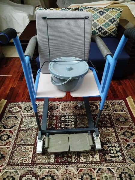 Patient lift and transfer wheel chair for bedridden patient 7