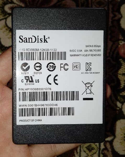 ssd hard 128 gb SanDisk 0