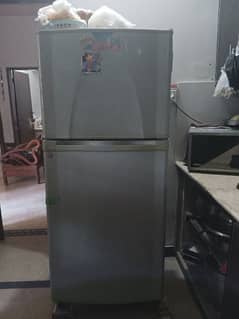 silver colour double door refrigerator 0