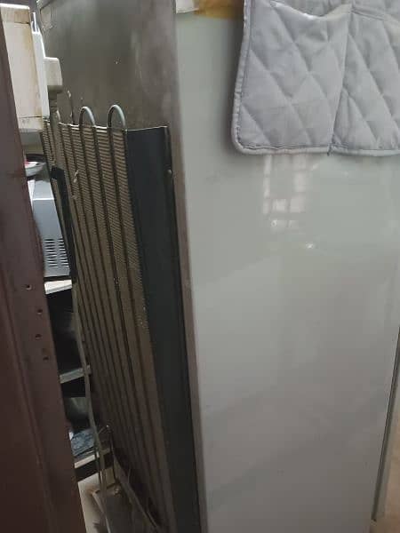 silver colour double door refrigerator 1