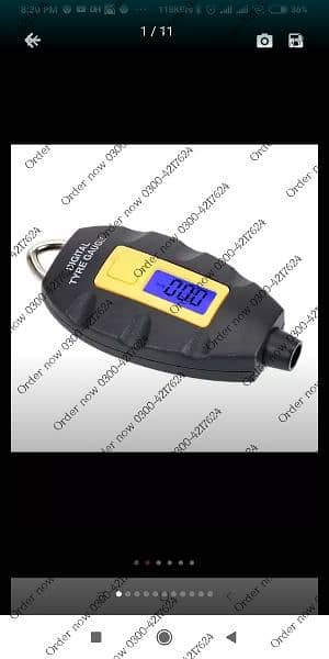 0-200PSI car Tyre Pressure Gauge Digital LCD Tire Air Pressure 1