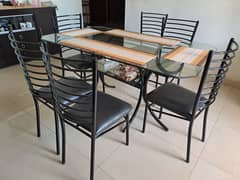 six seater dinning table