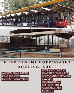 Fiber Cement Corrugated Sheet-Roofing/Warehouse/DairyFarm/Sheds/Garage 0