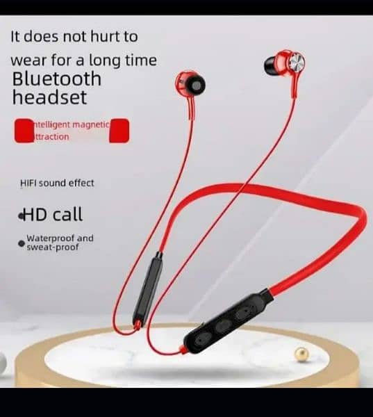 Stero wireless neckband handfree 1