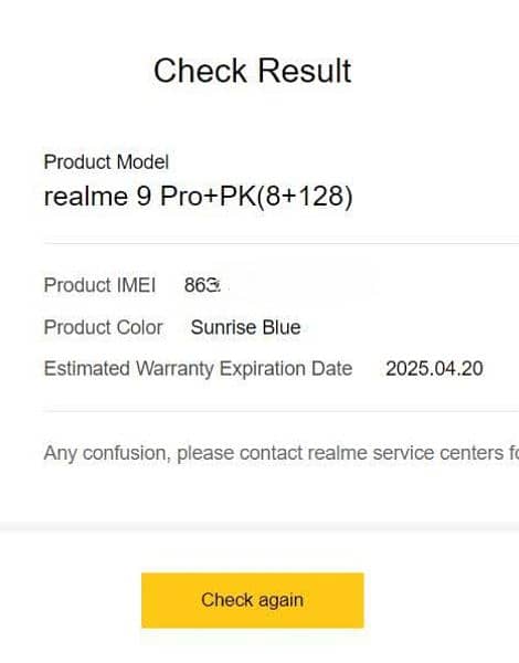 realme 9 PRO+ Almost Full Warranty 3