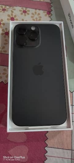 iPhone 15 pro max Black titanium