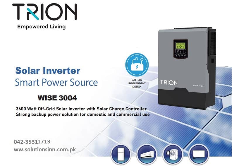 3000W Solar Inverter with Solar Charge Controller by trion -2yr wrrnty 0