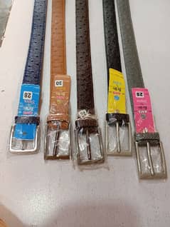 LADIES BELTS WITH MATELIC BUCKLE