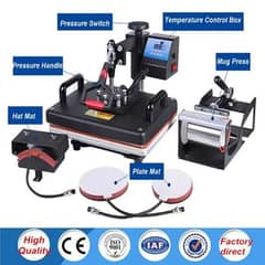 5 in 1 heatpress machine ( Imported )