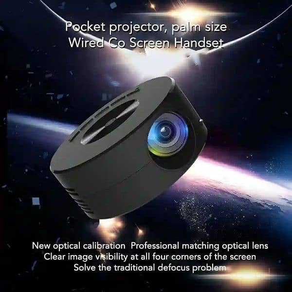 VACSAX 10W Mini Lcd Projector With USB Interface 1